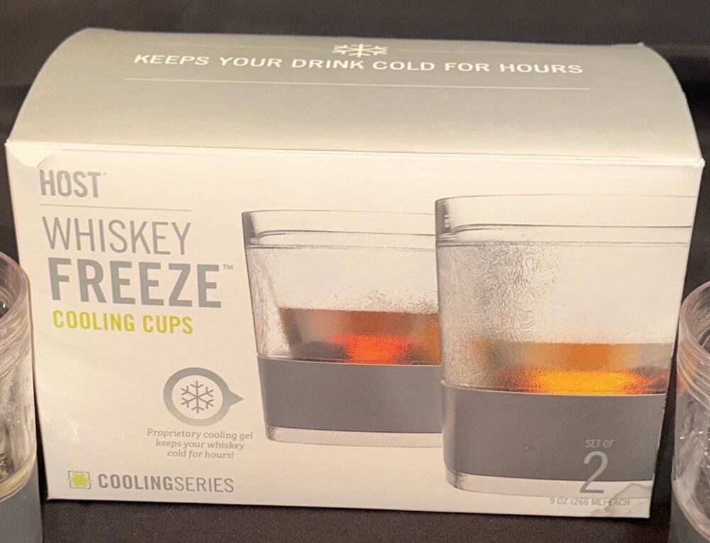 HOST Whiskey Freeze Cooling Cups NWT